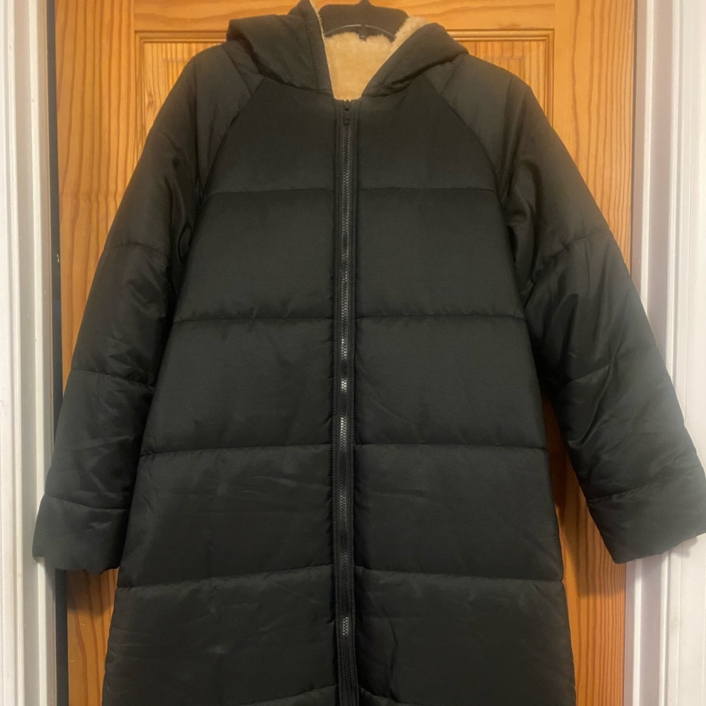 SHEIN Cozy Tan Fleece Jacket
